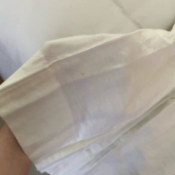 Vintage Linen Wedding Dress - Picture 10 of 11